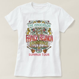 Familjeåterförening band Retro 70-årskonsert Logot T Shirt