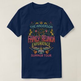 Familjeåterförening band Retro 70s Anpassningsbar T Shirt