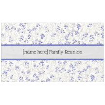 Familjeåterförening, Boho Chic Bluebonnets, Tablec