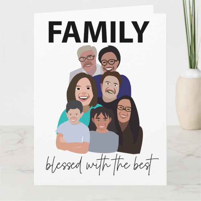 Familjeåterförening Coola Familjeåterförening Häls Kort (Framsida)