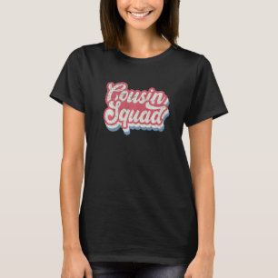 Familjeåterförening Crackin' Cousin Squad Kids 4th T Shirt