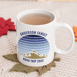 Familjeåterförening för Blue Mountain Sunset Perso Kaffemugg