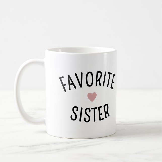 Familjeåterförening för favoritsister Funny Kaffemugg (Vänster)