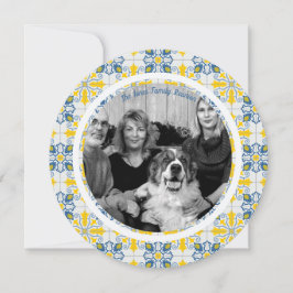 Familjeåterförening för portugisiska Tiles Juli-fo Inbjudningar