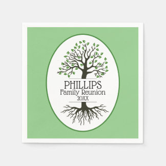Familjeåterförening för Sage Grönt Träd Pappersservett