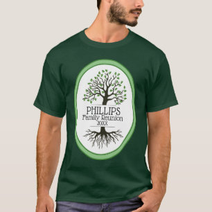 Familjeåterförening för Sage Grönt Träd T Shirt