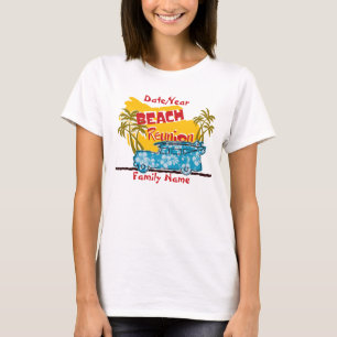 Familjeåterförening för sommarboskap med Roligt T-shirt