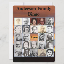 Familjeåterförening Foto Bingo Sunset Photo