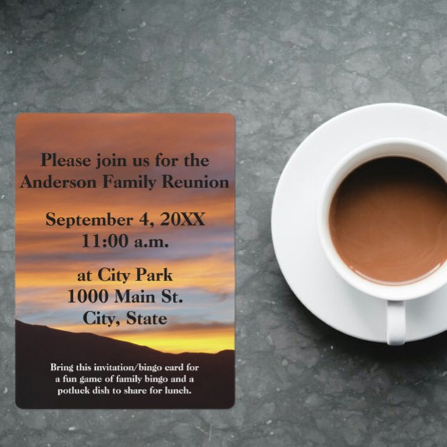 Familjeåterförening Foto Bingo Sunset Photo (Skapare uppladdad)