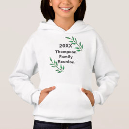Familjeåterförening Grönt Löv på Träd Grenar T Shirt