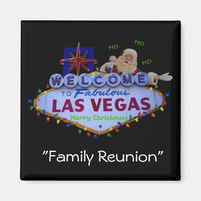 Familjeåterförening i Fabulous Las Vegas Magnet (Framsidan)