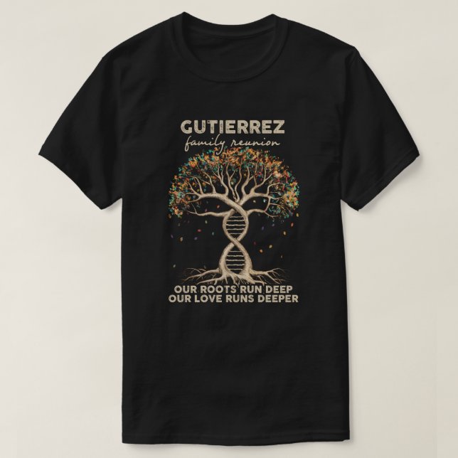 Familjeåterförening i Gutierrez T Shirt (Design framsida)