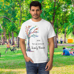 Familjeåterförening i Träd T Shirt<br><div class="desc">Denna snyggt familjeåterförening T-Shirt är försedd med en mosaikfamilj träd i färg i regnbågen. Anpassade enkelt med ditt namn och året för din återförening. Använda alternativet Anpassa ytterligare om du vill ändra texten storlekt, stil eller färg om du vill. Eftersom vi skapar vår teckning kommer du inte att hitta just...</div>