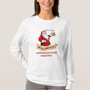 Familjeåterförening Julfonen Matching Mamma T Shirt