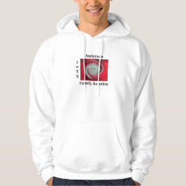Familjeåterförening Konstnärlig Abstrakt Swirl Kee Hoodie