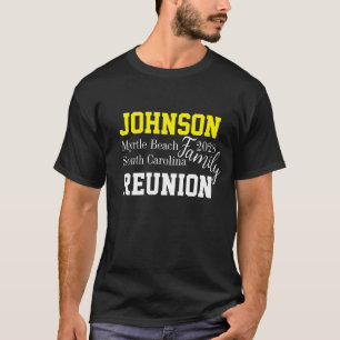 Familjeåterförening Modern Typography Party T Shirt