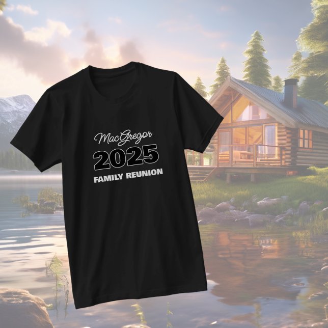 Familjeåterförening Namn år T Shirt (Skapare uppladdad)