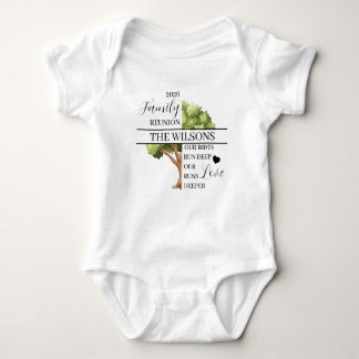 Familjeåterförening Rot och Kärlek Djup Bebis T Shirt