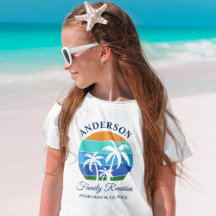 Familjeåterförening Sommar Beach Handflatan Träd G