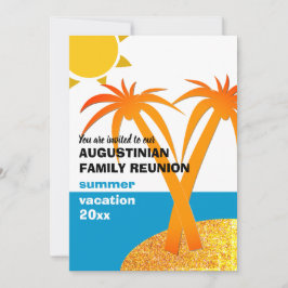 Familjeåterförening, sommarsemester inbjudningar