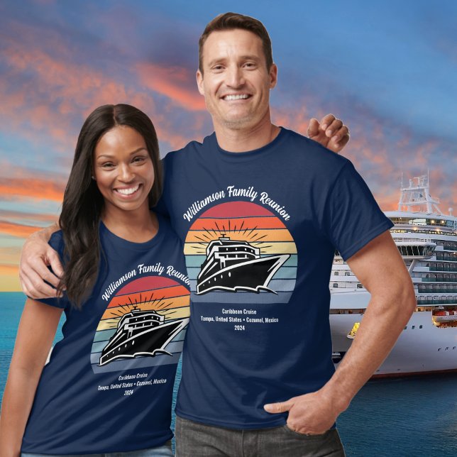 Familjeåterförening sommarsemiljakt t shirt (Family Cruise Matching Shirts)