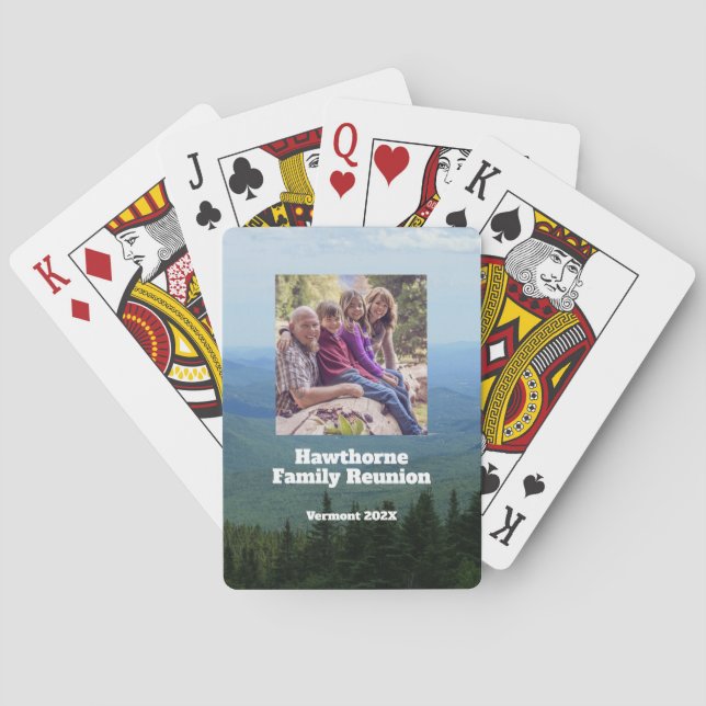 Familjeåterförening Souvenir-kort Casinokort (Baksidan)