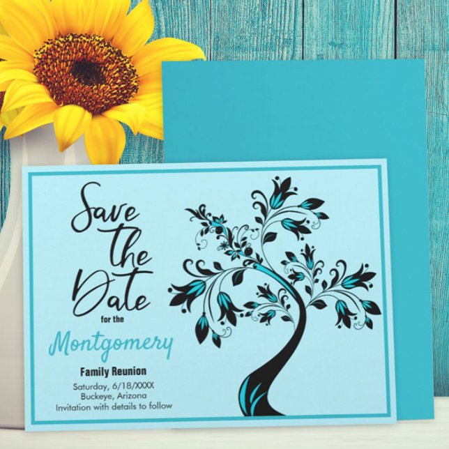 Familjeåterförening Spara datummodern Art Träd Meddelande (Skapare uppladdad)