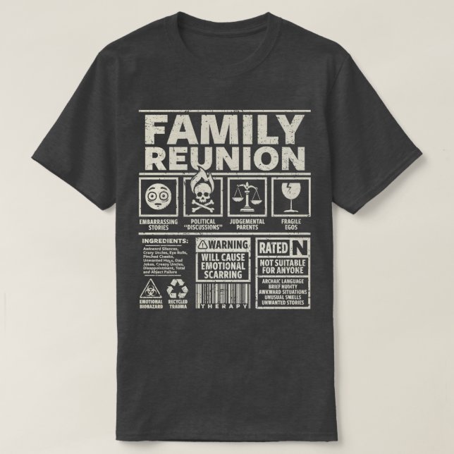 Familjeåterförening T Shirt (Design framsida)