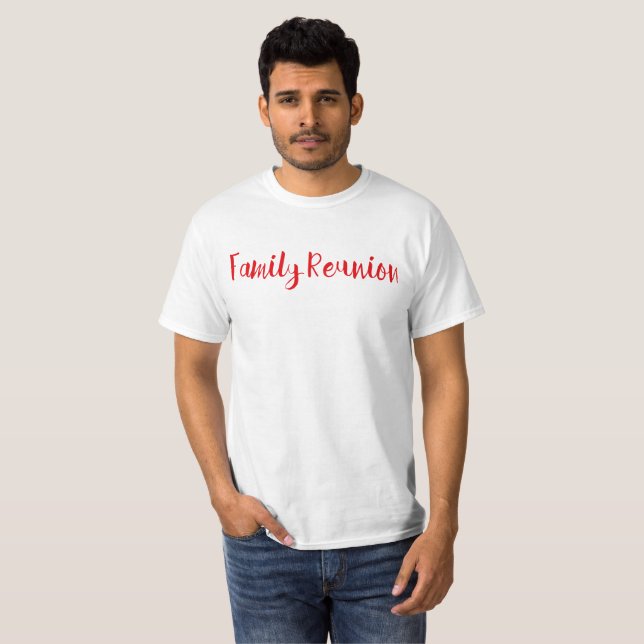 Familjeåterförening T Shirt (Hel framsida)