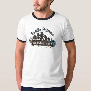 Familjeåterförening T-shirt Swirls Grunge