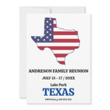 Familjeåterförening 🎉 Texas-staten Karta USA flag