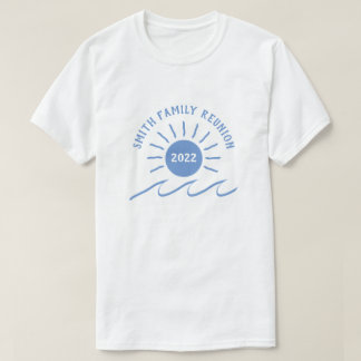 Familjeåterförening - utomhus - Sol vid Beach elle T Shirt