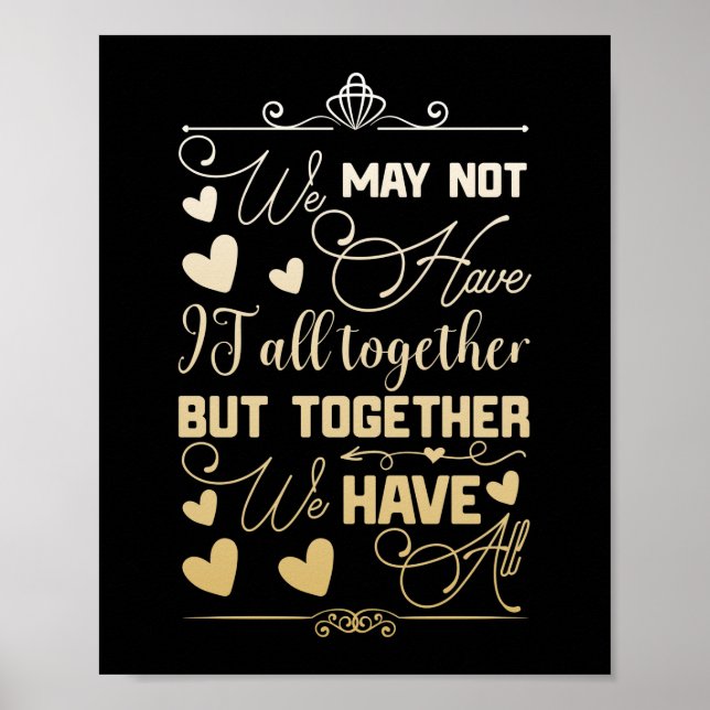 Familjeåterförening Vi kanske inte har allt Poster (Framsidan)