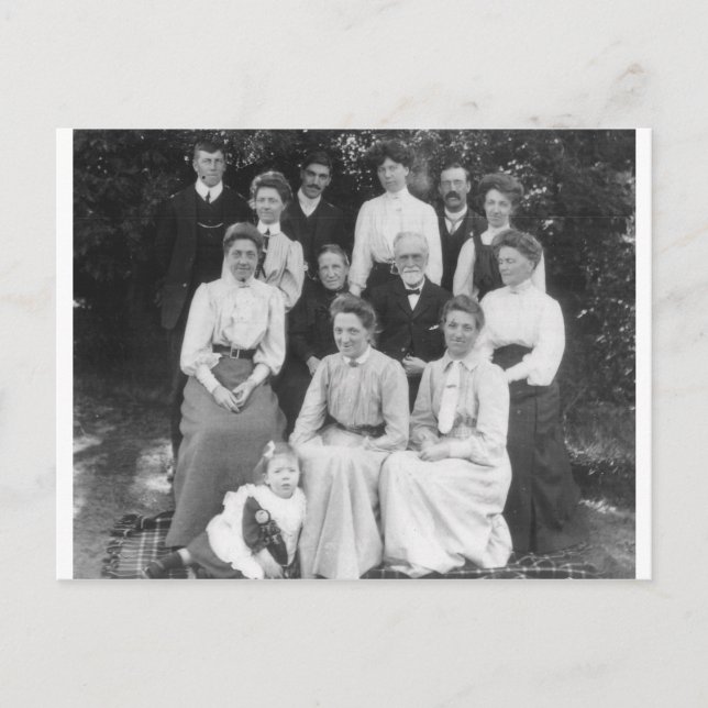 familjeåterförening vykort (Framsida)