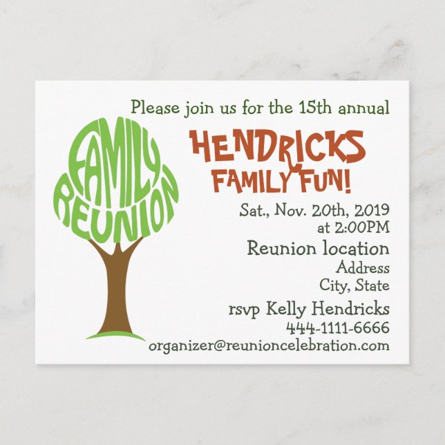 Familjeåterförening Vykort (Framsida)