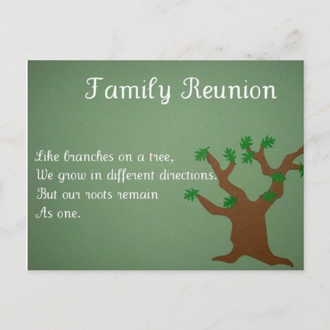 Familjeåterförening Vykort (Framsida)