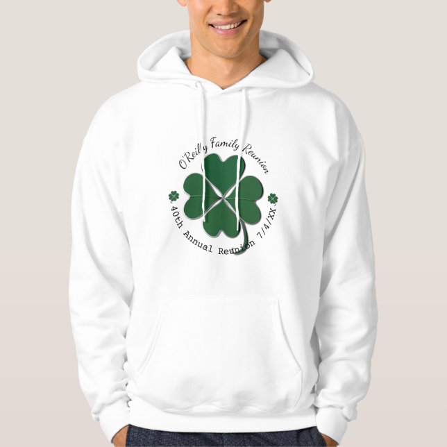 Familjeåterförening w/Shamrock Hoodie (Framsida)