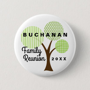 Familjeåterförening Whimsical Button Souvenir Gift Knapp