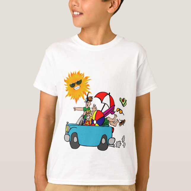 Familjeåterföreningen Beach Party Tee (Framsida)