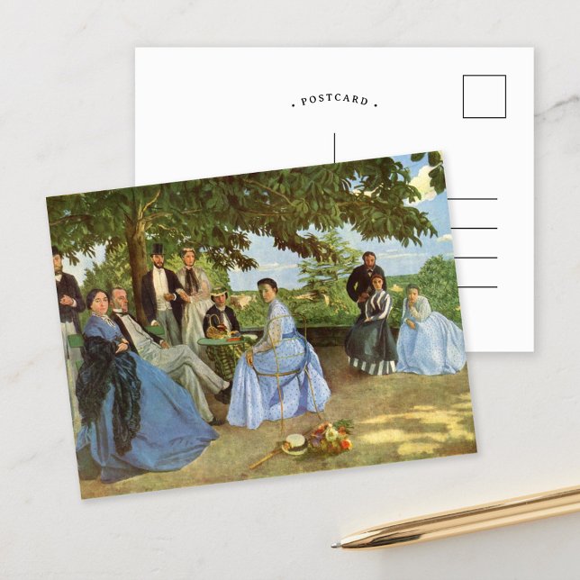 Familjeåterföreningen | é dé ric Bazille Vykort (Skapare uppladdad)