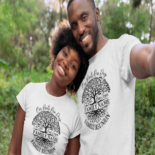 Familjeåterföreningsfamiljen Träd T Shirt