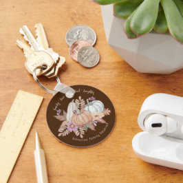 Familjeåterföreningsfavoriter för Fall Thanksgivin Nyckelring