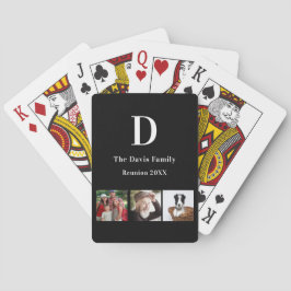 Familjeåterföreningsfoto namn svart casinokort