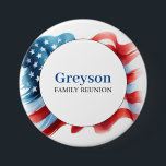 Familjeåterföreningsknappar Red White och Blue The Knapp<br><div class="desc">Fira att din nästa familj kommer ihop med de här återföreningsknapparna i anpassningsbarna, med en vacker vattenfärgsdesign i amerikansk flagga i fet röd, vit och blå färg. Perfekt som familjemakningens keepsakébrickor är stift ett meningsfullt och roligt komplement till ditt anpassade-återföreningssvag. 🌳 Personlig Touch - Anpassa varje knapp med din familj...</div>