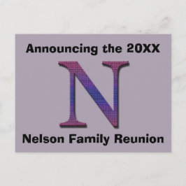 Familjeåterföreningsmeddelande Efternamn Brev N Vykort