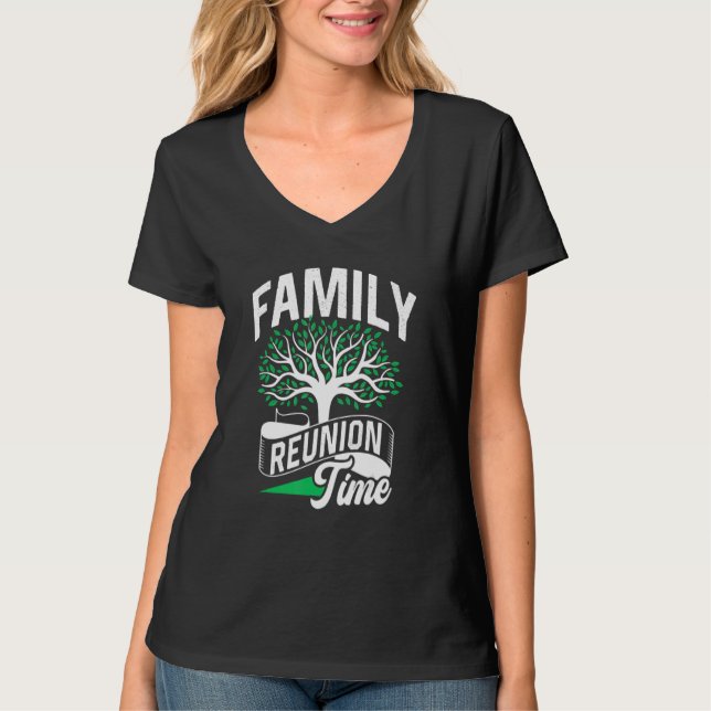 Familjeåterföreningstidsfamiljerna möts t shirt (Framsida)