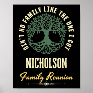 Familjeåterträff 2025 Matchande Design - Nicholson Poster