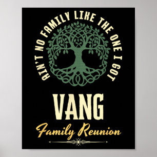 Familjeåterträff 2025 Matchande Design - Vang Poster