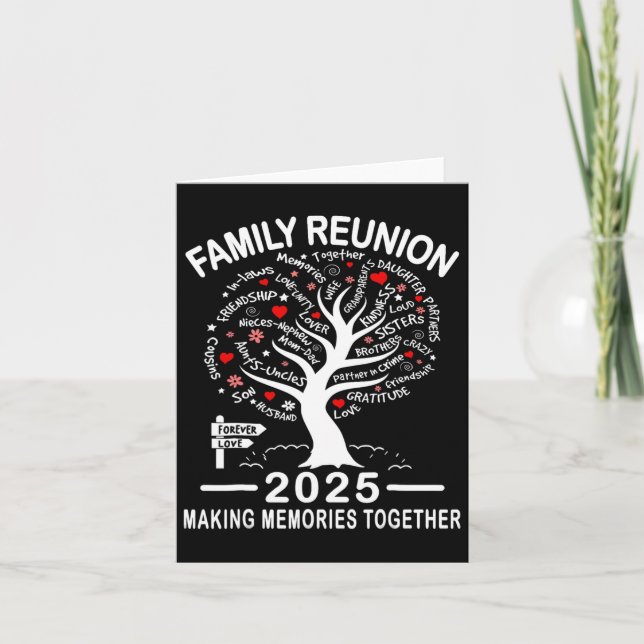 Familjeåterträff 2025 Tröja Familj Matchande Återf Kort (Framsida)