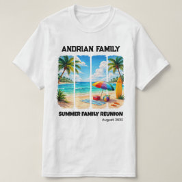 Familjeåterträff Anpassad - Sommar Familjeåterträf T Shirt